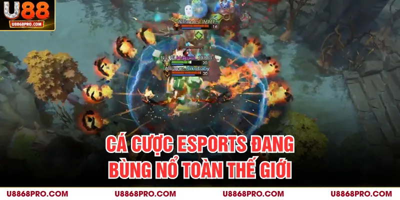 Cá cược Esports đang bùng nổ toàn thế giới