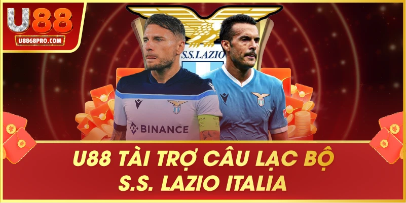 U88 tài trợ câu lạc bộ S.S. Lazio Italia